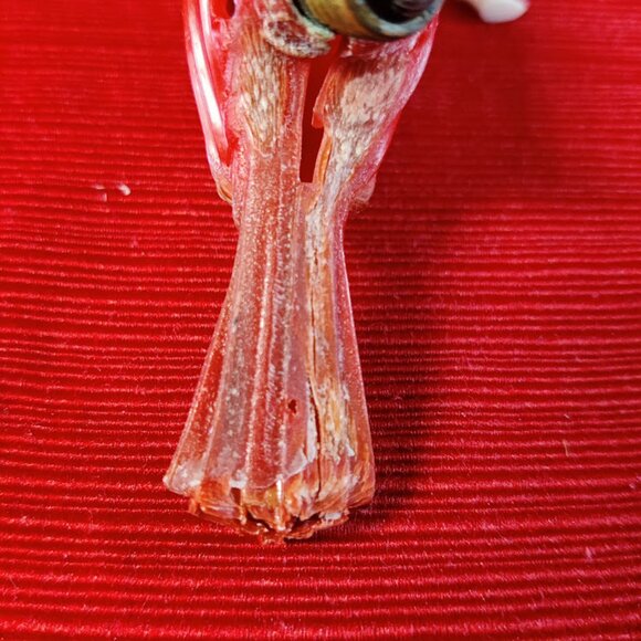 Vintage Hard Plastic Celluloid Christmas Ornaments & Bulbs - Lot of 4-  RARE - Picture 13 of 13